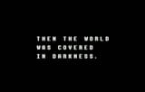 covered in darkness