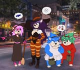 trick or treat, sonia&#039;s feet
