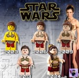 leia lost her cleavage after disney bought star wars