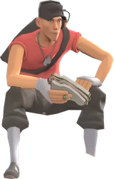 sitting scout