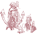 Potato grill doodle
