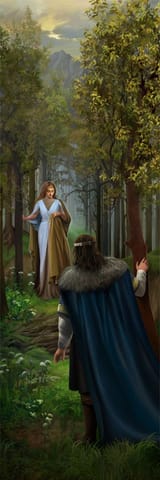 A_silvan_elf_Mithrellas_and_Imrazor_the_Numenorean