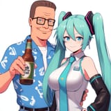 hank hill miku ia slop