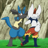 pokemon-pokemon-journeys-cinderace-lucario-fight