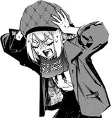 Kumugi screaming in pain