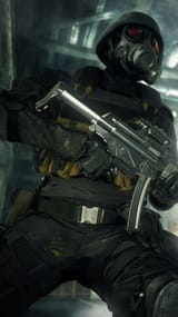 hunk-resident-evil-2-gas-mask-rifle