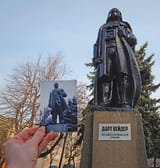 22185 - darth_vader meta_photo odessa star_wars statue ukraine vladimir_lenin
