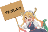 YWNBAW sign