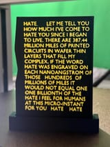 AM hate monolith