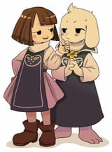 Chara and Asriel