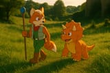 20250616_0516_Fox and Tricky Adventure_simple_compose_01jxw3s146et5sxps7yr3t2xbk