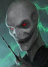 This is what Voldemort looked like in the books 02