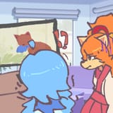 fox and bird