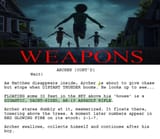 weapons