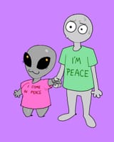 come in peace
