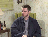 proper reaction to being greeted by Rich Evans