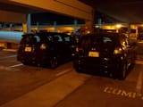 Red and Black Honda Fits