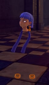 a bit a head of herself