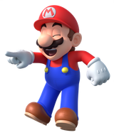 laughing mario