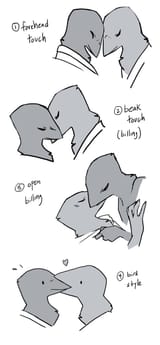 birb kisses