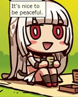 its nice to be peaceful