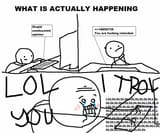 pretending