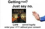 just say no