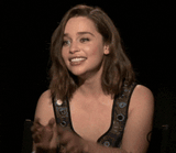 Emilia laughing