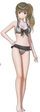 Shihori wearing a bikini