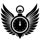 winged stopwatch