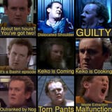 Miles O Brien suffering