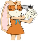 85522 - 1girl artist_unknown cream_the_rabbit gun sonic_(series)