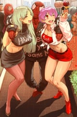 __morrigan_aensland_lilith_felicia_spider_man_deadpool_and_3_more_marvel_and_6_more_drawn_by_haraya_manawari__sample-34730a558caba94069ad11b4e55e55cc