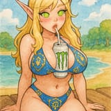 20250618_1718_Blood Elf Beach Day_simple_compose_01jy2edqkefdw9nj391rya154p
