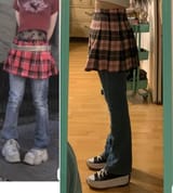 Screenshot 2025-06-18 at 18-00-24 Pin by ♡ grace ♡ on fits ✿✿✿ Dress over jeans Skirt over jeans Dress over jeans 2000s