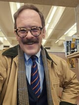 Spier &amp; MacKay shirt, Claymore Shop tie, Lands End cardigan, LL Bean barn jacket, Lands End scarf