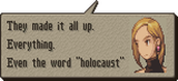 fft-They made it all up. Everything. Even the word holocaust