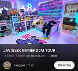 Javigeek game room