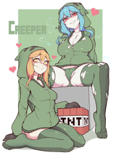 __creeper_and_cupa_minecraft_drawn_by_yimamiantang__cb12ce3b56c71d8b2aa3e9fcade63392