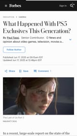 What happened to Sony