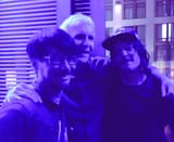 Kojima with cameron