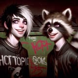 john and raccoon
