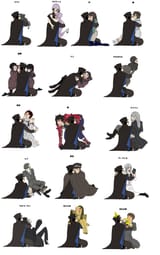 raidou being affectionate