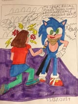 sonic arms are not blue