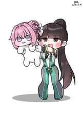 __eve_and_doro_goddess_of_victory_nikke_and_1_more_drawn_by_jfzm001__sample-e0f87faee3a334afbf9bada4c70e713a