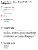 sakura con 2025 gacha panel