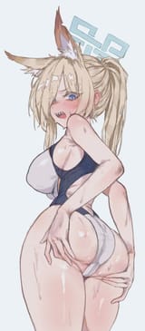 enf angry blonde foxgirl