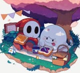 __boo_and_shy_guy_mario_drawn_by_mofupoyo__sample-8406475a072fd2f46fd4a876c9cb73bd