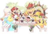 __mario_rosalina_bowser_luma_and_bowser_jr_mario_drawn_by_hoshikuzu_pan__sample-ef0b49059c592ad808fdf67586a8b47e