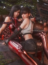 Tifa &amp; Eve, Stellar Blade Final Fantasy